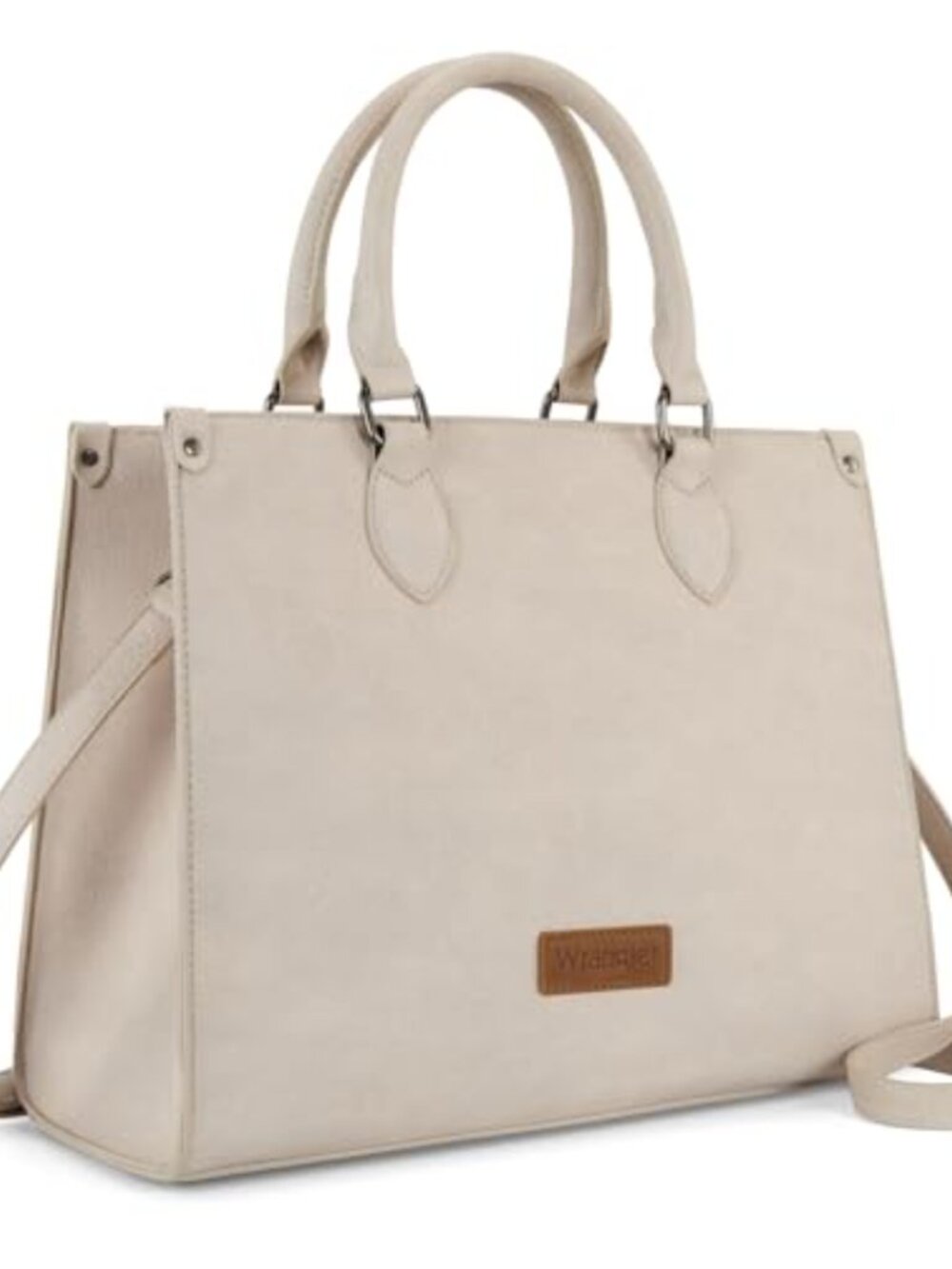 Large Vegan Leather Tote Bag Detachable Strap Work Satchel